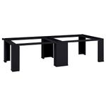 Electronice si Electrocasnice - Masini de spalat vase - Accesorii masini de spalat vase - Suport pentru masina de spalat 2 pcs Negru 64 x 55 x 32.5 cm - Infinity.ro