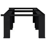 Electronice si Electrocasnice - Masini de spalat vase - Accesorii masini de spalat vase - Suport pentru masina de spalat 2 pcs Negru 64 x 55 x 32.5 cm - Infinity.ro