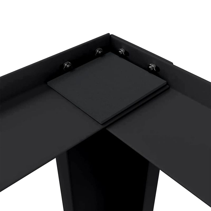 Electronice si Electrocasnice - Masini de spalat vase - Accesorii masini de spalat vase - Suport pentru masina de spalat 2 pcs Negru 64 x 55 x 32.5 cm - Infinity.ro