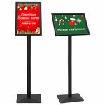 Casa si Gradina - Decoratiuni - DIY - Manechine plastic - Suport poster tip pedestal Negru a3 Aluminiu si PVC - Infinity.ro