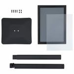 Casa si Gradina - Decoratiuni - DIY - Manechine plastic - Suport poster tip pedestal Negru a3 Aluminiu si PVC - Infinity.ro