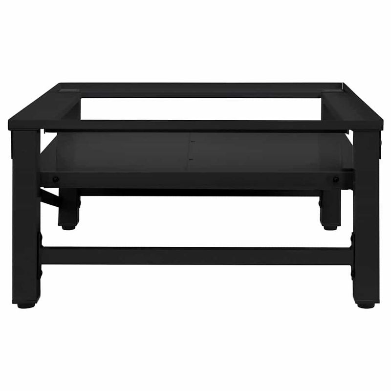 Electronice si Electrocasnice - Masini de spalat vase - Accesorii masini de spalat vase - Suport pentru masina de spalat Negru 64 x 55 x 32.5 cm Otel - Infinity.ro