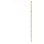 Casa si Gradina - Sanitare - Cazi si cabine de dus - Paravane si usi - Zid de dus walk-in Auriu 80 x 195 cm sticla securizata - Infinity.ro