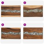 Casa si Gradina - Mobilier - Scaune si fotolii - Scaune - Scaun de baie natural 50 x 30 x 45 cm Lemn natural - Infinity.ro