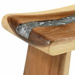 Casa si Gradina - Mobilier - Scaune si fotolii - Scaune - Scaun de baie natural 50 x 30 x 45 cm Lemn natural - Infinity.ro