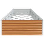 Casa si Gradina - Gradinarit si plante - Plante si ghivece - Ghivece si suporturi - Strat inaltat de gradina 582 x 100 x 36 cm Otel Galvanizat - Infinity.ro