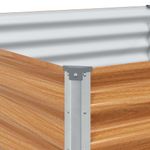 Casa si Gradina - Gradinarit si plante - Plante si ghivece - Ghivece si suporturi - Strat inaltat de gradina 582 x 100 x 36 cm Otel Galvanizat - Infinity.ro