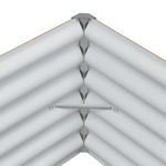 Casa si Gradina - Gradinarit si plante - Plante si ghivece - Ghivece si suporturi - Strat inaltat de gradina 582 x 100 x 36 cm Otel Galvanizat - Infinity.ro