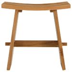 Casa si Gradina - Mobilier - Scaune si fotolii - Scaune - Scaun de baie Maro 50 x 29,5 x 50,5 cm Lemn solid de tec - Infinity.ro