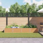 Casa si Gradina - Gradinarit si plante - Plante si ghivece - Ghivece si suporturi - Strat inaltat de gradina Maro deschis 320 x 80 x 45 cm - Infinity.ro