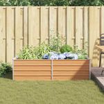 Casa si Gradina - Gradinarit si plante - Plante si ghivece - Ghivece si suporturi - Strat inaltat de gradina Maro deschis 160 x 80 x 45 cm - Infinity.ro