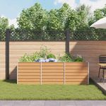 Casa si Gradina - Gradinarit si plante - Plante si ghivece - Ghivece si suporturi - Strat inaltat de gradina Maro deschis 240 x 80 x 77 cm - Infinity.ro