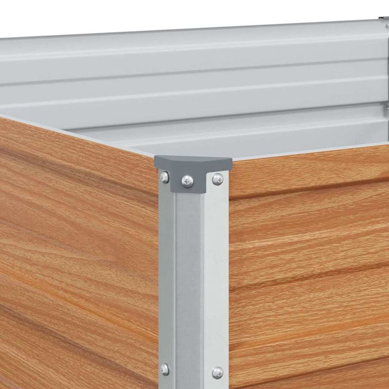 Casa si Gradina - Gradinarit si plante - Plante si ghivece - Ghivece si suporturi - Strat inaltat de gradina Maro deschis 240 x 80 x 77 cm - Infinity.ro