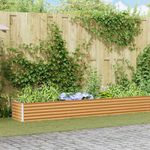 Casa si Gradina - Gradinarit si plante - Plante si ghivece - Ghivece si suporturi - Strat inaltat de gradina 970 x 50 x 36 cm Otel Galvanizat - Infinity.ro