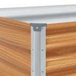 Casa si Gradina - Gradinarit si plante - Plante si ghivece - Ghivece si suporturi - Strat inaltat de gradina 970 x 50 x 36 cm Otel Galvanizat - Infinity.ro