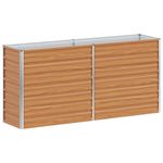 Casa si Gradina - Gradinarit si plante - Plante si ghivece - Ghivece si suporturi - Strat inaltat de gradina Maro deschis 160 x 40 x 77 cm - Infinity.ro