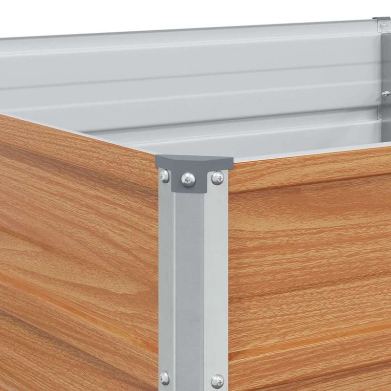 Casa si Gradina - Gradinarit si plante - Plante si ghivece - Ghivece si suporturi - Strat inaltat de gradina Maro deschis 400 x 80 x 45 cm - Infinity.ro