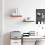 Casa si Gradina - Mobilier - Biblioteci si rafturi - Rafturi - Raft de perete 2 pcs Rosu 40 x 23,5 x 4 cm Lemn compozit - Infinity.ro