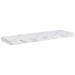 Casa si Gradina - Mobilier - Biblioteci si rafturi - Rafturi - Raft de perete Pe perete 2 pcs Marmura alba 80 x 23,5 x 4 cm - Infinity.ro