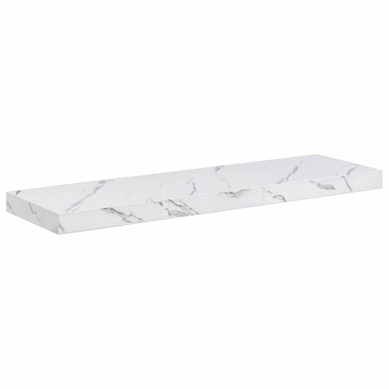 Casa si Gradina - Mobilier - Biblioteci si rafturi - Rafturi - Raft de perete Pe perete 2 pcs Marmura alba 80 x 23,5 x 4 cm - Infinity.ro