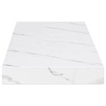 Casa si Gradina - Mobilier - Biblioteci si rafturi - Rafturi - Raft de perete Pe perete 2 pcs Marmura alba 80 x 23,5 x 4 cm - Infinity.ro