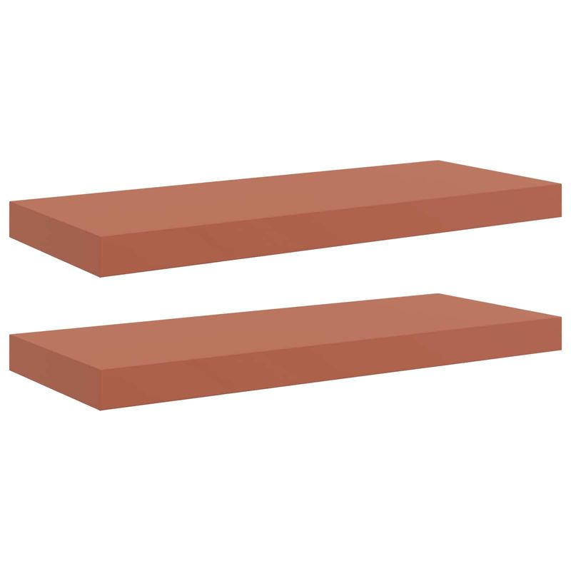 Casa si Gradina - Mobilier - Biblioteci si rafturi - Rafturi - Raft de perete 2 pcs Rosu 50 x 23 x 4 cm Lemn compozit - Infinity.ro