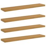 Casa si Gradina - Mobilier - Biblioteci si rafturi - Rafturi - Raft de perete 4 pcs Bej 120 x 23,5 x 4 cm Lemn compozit - Infinity.ro