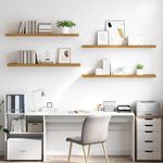 Casa si Gradina - Mobilier - Biblioteci si rafturi - Rafturi - Raft de perete 4 pcs Bej 120 x 23,5 x 4 cm Lemn compozit - Infinity.ro