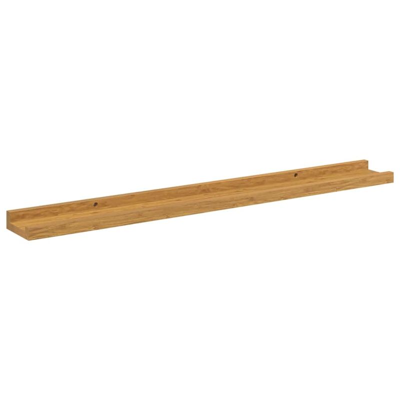 Casa si Gradina - Mobilier - Biblioteci si rafturi - Rafturi - Raft de perete cu raft 2 pcs Bej 80 x 9 x 3 cm Lemn compozit - Infinity.ro