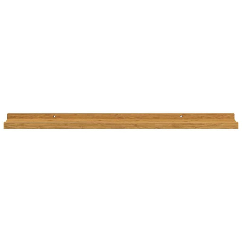 Casa si Gradina - Mobilier - Biblioteci si rafturi - Rafturi - Raft de perete cu raft 2 pcs Bej 80 x 9 x 3 cm Lemn compozit - Infinity.ro