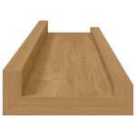 Casa si Gradina - Mobilier - Biblioteci si rafturi - Rafturi - Raft de perete cu raft 4 pcs Maro 40 x 9 x 3 cm Lemn compozit - Infinity.ro