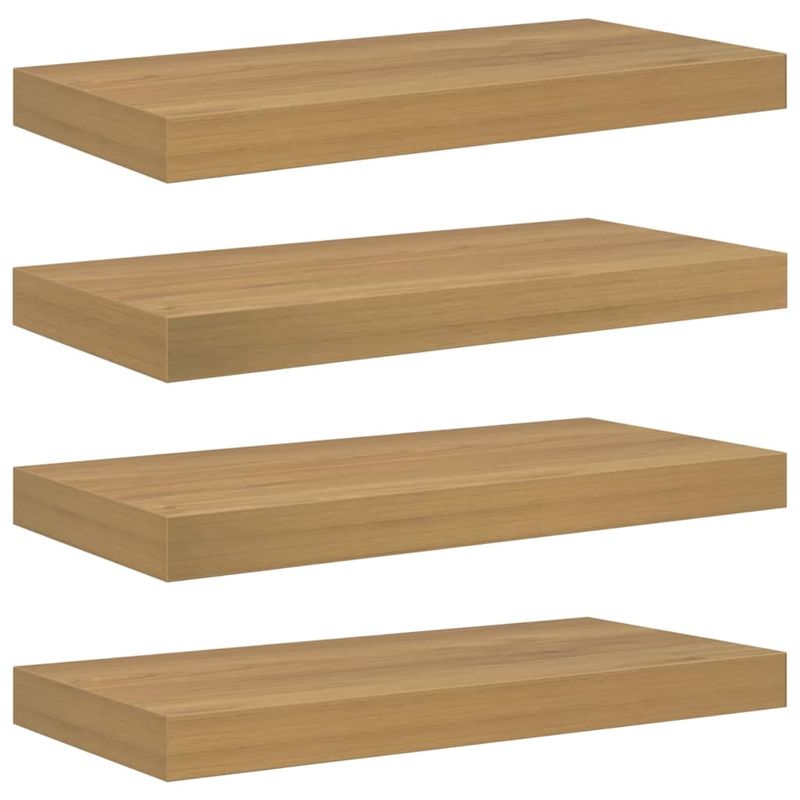 Casa si Gradina - Mobilier - Biblioteci si rafturi - Rafturi - Raft de perete 4 pcs Maro 50 x 23 x 4 cm Lemn compozit - Infinity.ro