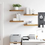 Casa si Gradina - Mobilier - Biblioteci si rafturi - Rafturi - Raft de perete 4 pcs Maro 50 x 23 x 4 cm Lemn compozit - Infinity.ro