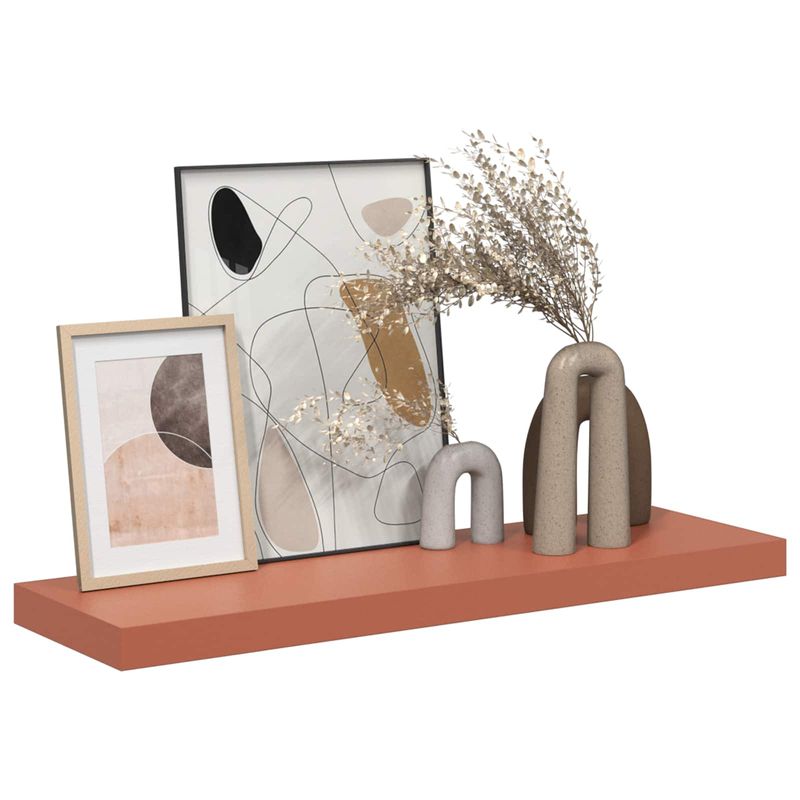 Casa si Gradina - Mobilier - Biblioteci si rafturi - Rafturi - Raft de perete 2 pcs Rosu 90 x 23,5 x 4 cm Lemn compozit - Infinity.ro