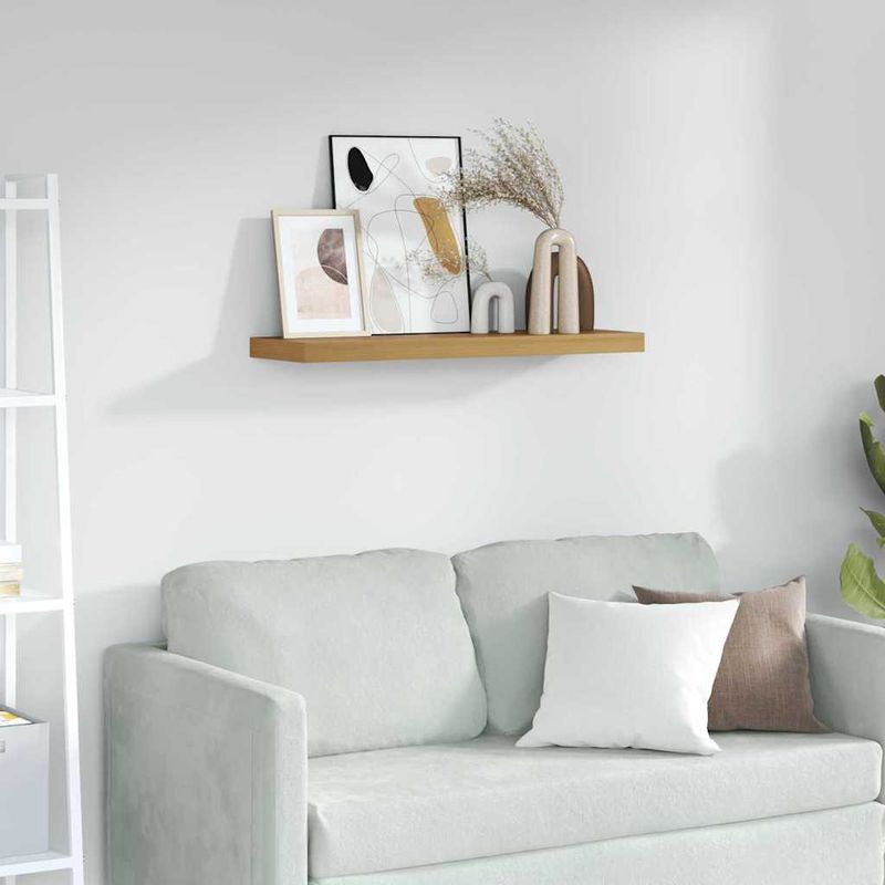 Casa si Gradina - Mobilier - Biblioteci si rafturi - Rafturi - Raft de perete Pe perete Maro 80 x 23,5 x 4 cm Lemn compozit - Infinity.ro
