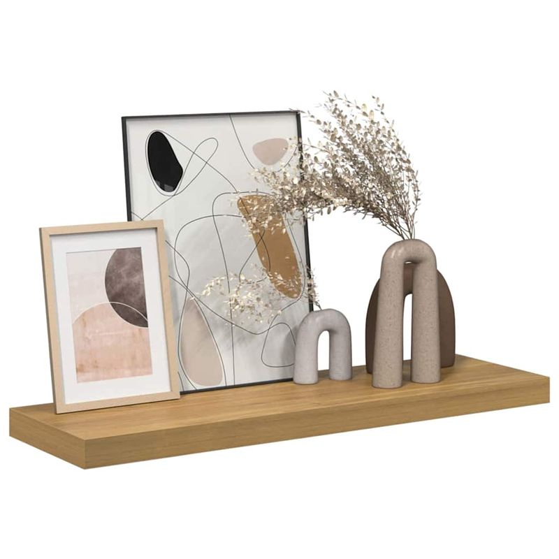 Casa si Gradina - Mobilier - Biblioteci si rafturi - Rafturi - Raft de perete Pe perete Maro 80 x 23,5 x 4 cm Lemn compozit - Infinity.ro