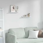 Casa si Gradina - Mobilier - Biblioteci si rafturi - Rafturi - Raft de perete 2 pcs Marmura alba 40 x 9 x 3 cm Lemn compozit - Infinity.ro
