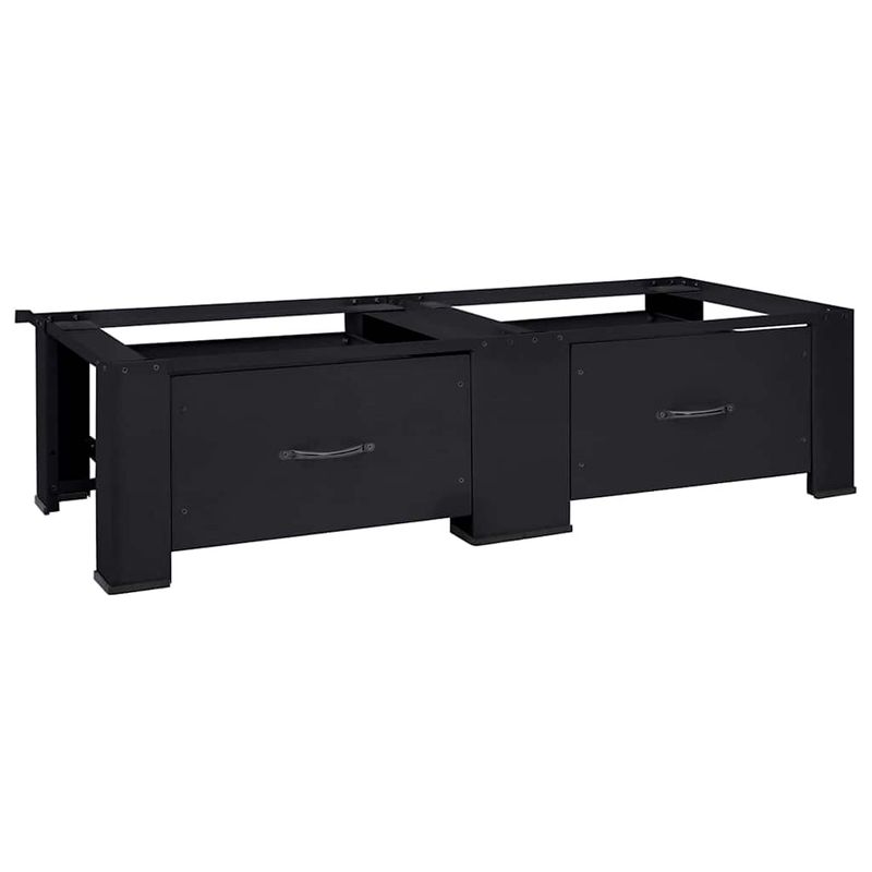 Electronice si Electrocasnice - Masini de spalat vase - Accesorii masini de spalat vase - Suport pentru masina de spalat 2 pcs Negru 64 x 55 x 32.5 cm - Infinity.ro