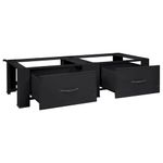 Electronice si Electrocasnice - Masini de spalat vase - Accesorii masini de spalat vase - Suport pentru masina de spalat 2 pcs Negru 64 x 55 x 32.5 cm - Infinity.ro