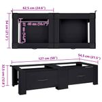 Electronice si Electrocasnice - Masini de spalat vase - Accesorii masini de spalat vase - Suport pentru masina de spalat 2 pcs Negru 64 x 55 x 32.5 cm - Infinity.ro