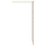 Casa si Gradina - Sanitare - Cazi si cabine de dus - Paravane si usi - Zid de dus walk-in Auriu 90 x 195 cm sticla securizata - Infinity.ro