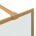Casa si Gradina - Sanitare - Cazi si cabine de dus - Paravane si usi - Zid de dus walk-in Auriu 90 x 195 cm sticla securizata - Infinity.ro