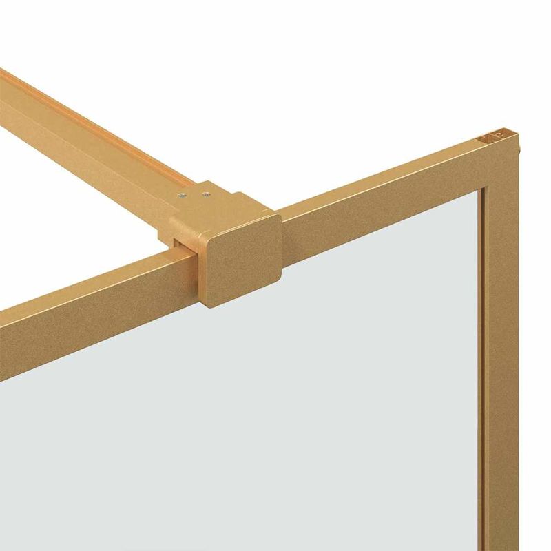 Casa si Gradina - Sanitare - Cazi si cabine de dus - Paravane si usi - Zid de dus walk-in Auriu 90 x 195 cm sticla securizata - Infinity.ro