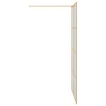 Casa si Gradina - Sanitare - Cazi si cabine de dus - Paravane si usi - Zid de dus walk-in Auriu 115 x 195 cm sticla securizata - Infinity.ro