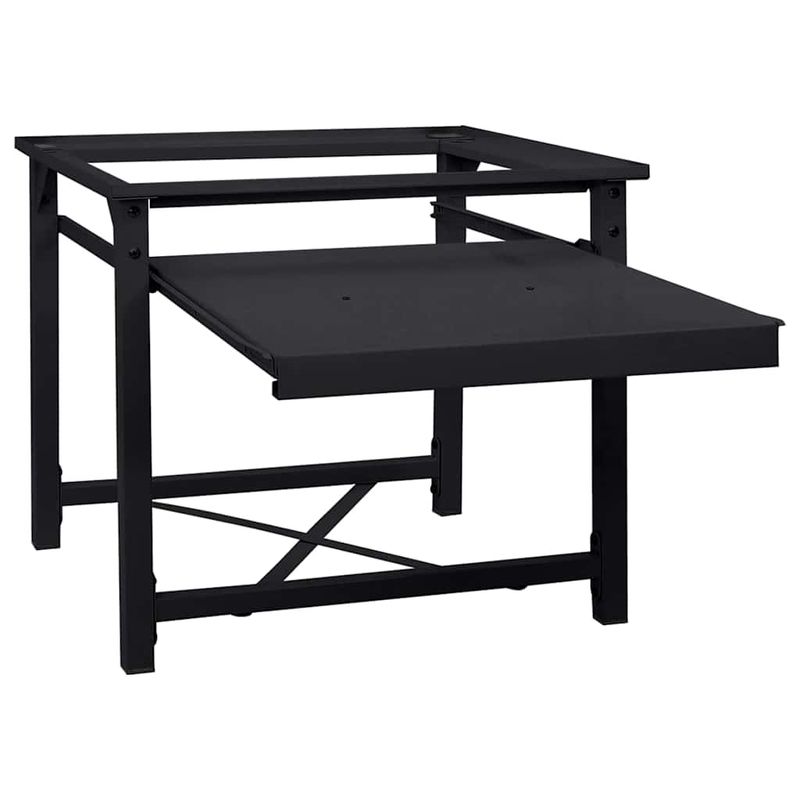 Electronice si Electrocasnice - Masini de spalat vase - Accesorii masini de spalat vase - Suport pentru masina de spalat Negru 64 x 55 x 32.5 cm Otel - Infinity.ro