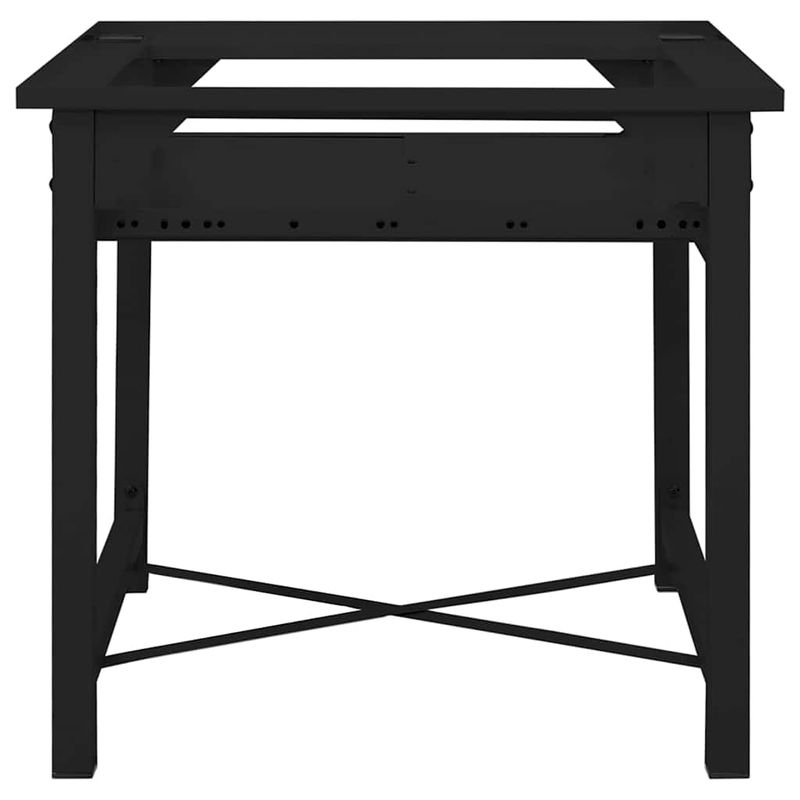 Electronice si Electrocasnice - Masini de spalat vase - Accesorii masini de spalat vase - Suport pentru masina de spalat Negru 64 x 55 x 32.5 cm Otel - Infinity.ro