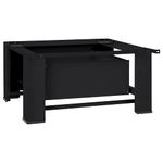 Electronice si Electrocasnice - Masini de spalat vase - Accesorii masini de spalat vase - Suport pentru masina de spalat Negru 64 x 55 x 32.5 cm Otel - Infinity.ro