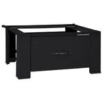 Electronice si Electrocasnice - Masini de spalat vase - Accesorii masini de spalat vase - Suport pentru masina de spalat Negru 64 x 55 x 32.5 cm Otel - Infinity.ro