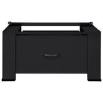 Electronice si Electrocasnice - Masini de spalat vase - Accesorii masini de spalat vase - Suport pentru masina de spalat Negru 64 x 55 x 32.5 cm Otel - Infinity.ro