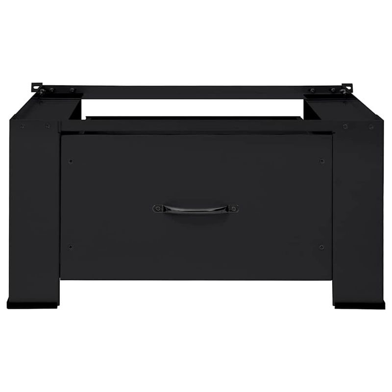 Electronice si Electrocasnice - Masini de spalat vase - Accesorii masini de spalat vase - Suport pentru masina de spalat Negru 64 x 55 x 32.5 cm Otel - Infinity.ro